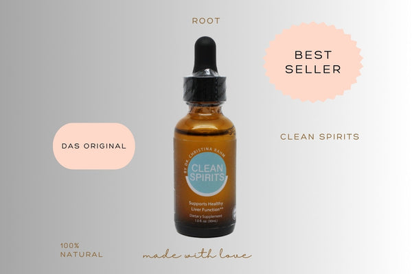 1 Braune Flasche CleanSpirits von Root