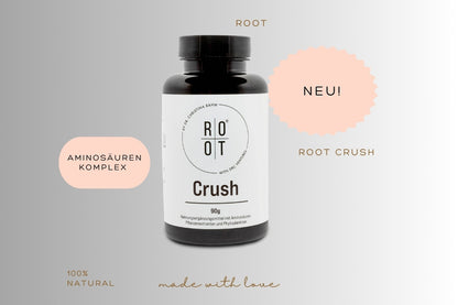 Root Crush Dose mit 90Gramm Inhalt