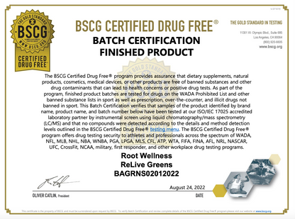 relivegreens zertifikat